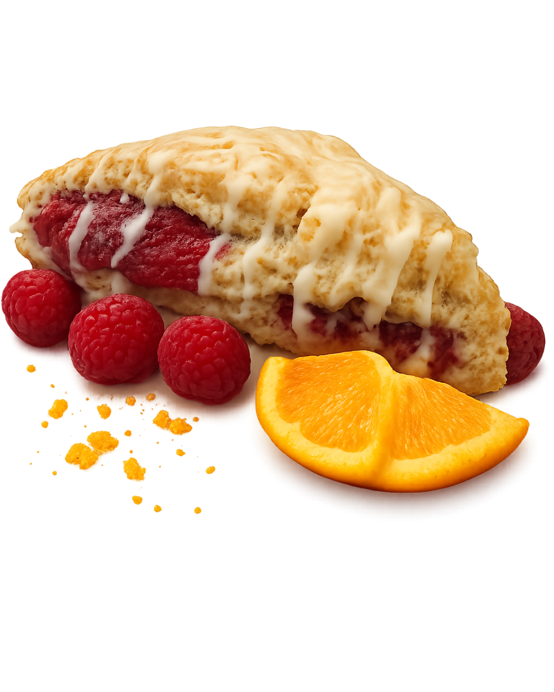 Orange Raspberry Scone